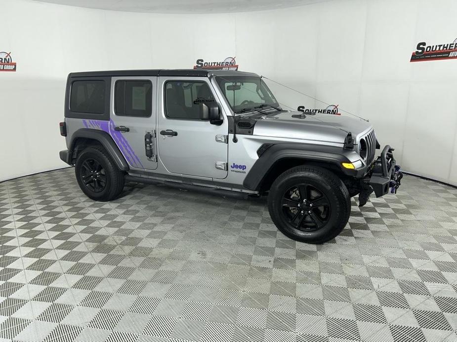 used 2021 Jeep Wrangler Unlimited car, priced at $28,000