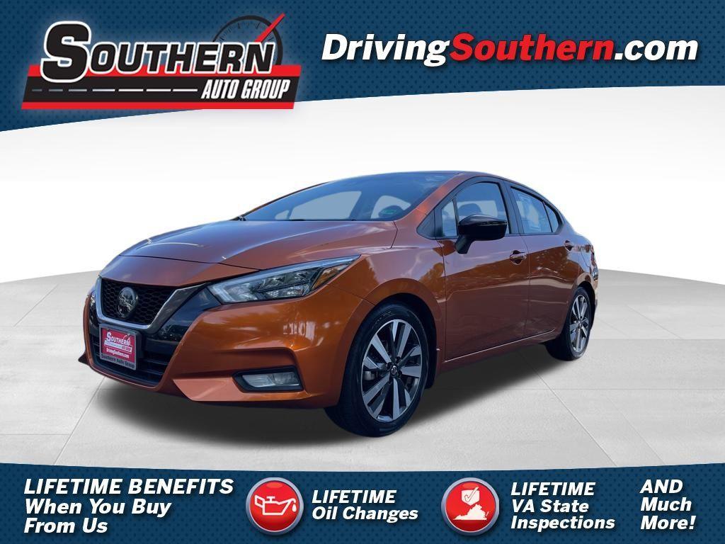 used 2021 Nissan Versa car, priced at $16,500