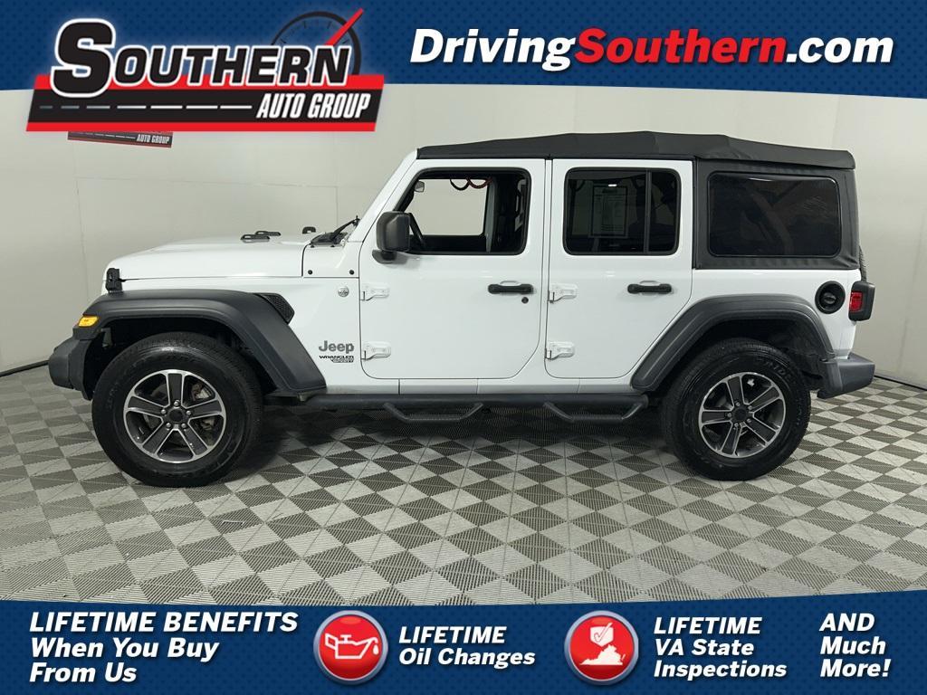 used 2018 Jeep Wrangler Unlimited car, priced at $22,555