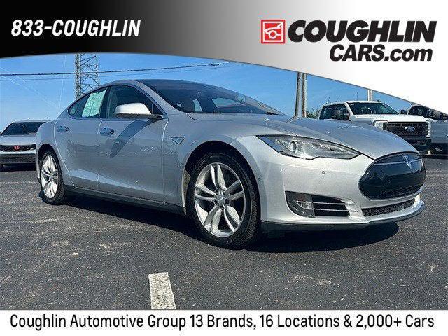 used 2014 Tesla Model S car, priced at $13,900