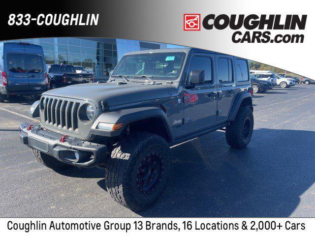 used 2021 Jeep Wrangler Unlimited car, priced at $31,600