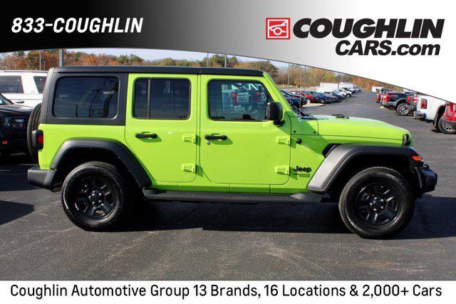 used 2021 Jeep Wrangler Unlimited car, priced at $29,900