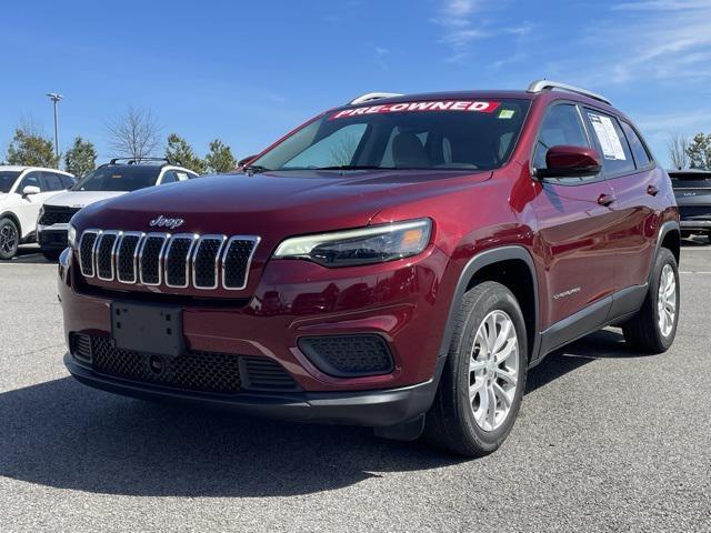 used 2021 Jeep Cherokee car, priced at $19,255