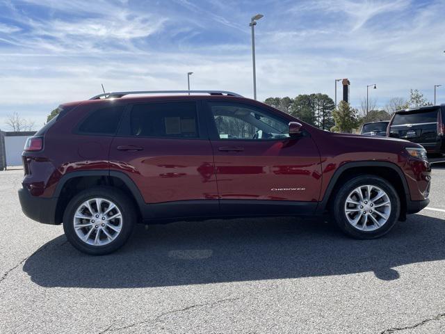 used 2021 Jeep Cherokee car, priced at $19,255