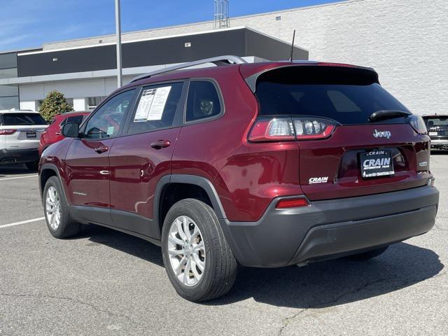 used 2021 Jeep Cherokee car, priced at $19,255