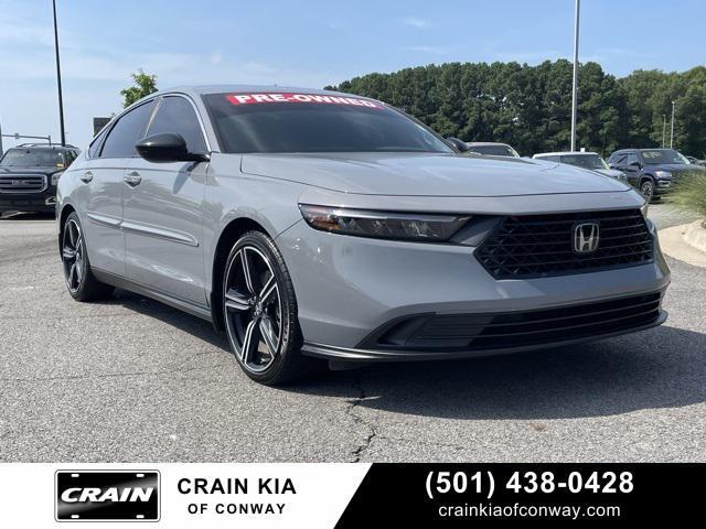 used 2023 Honda Accord Hybrid car, priced at $27,412