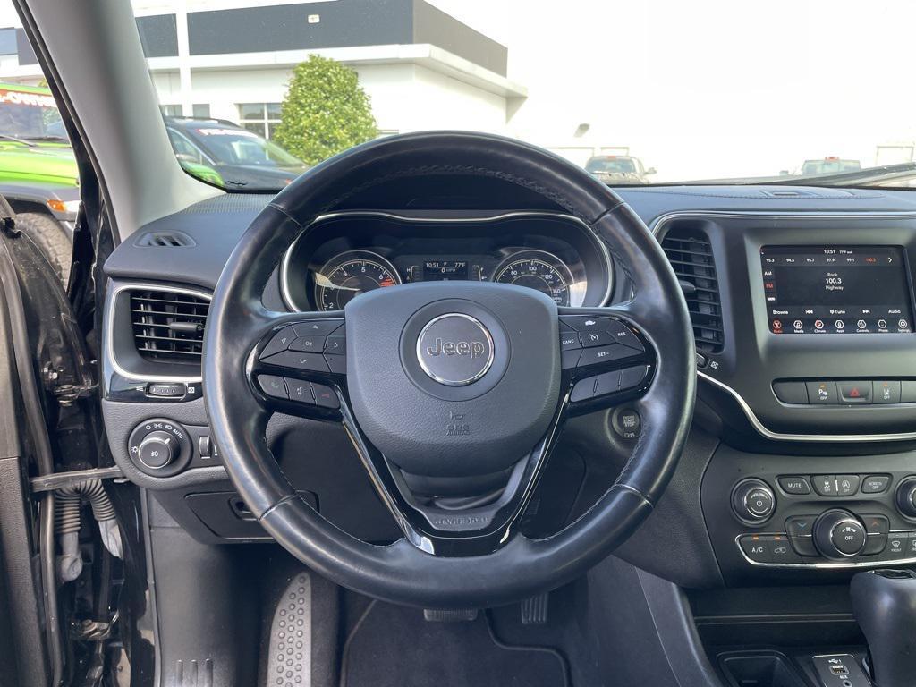 used 2021 Jeep Cherokee car, priced at $18,379