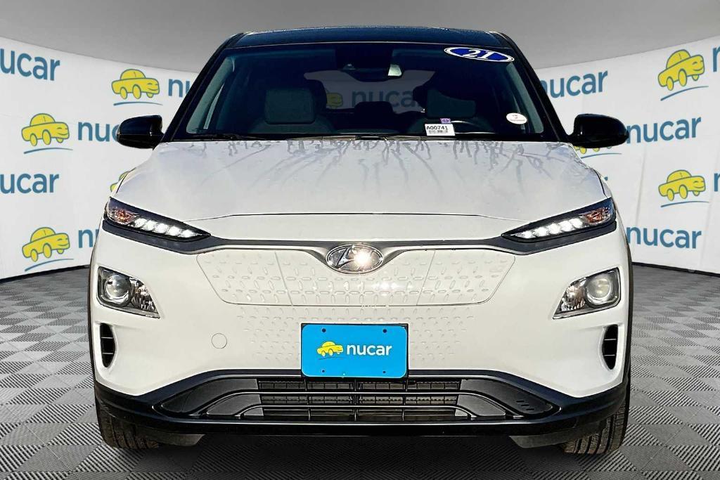 used 2021 Hyundai Kona EV car, priced at $15,800