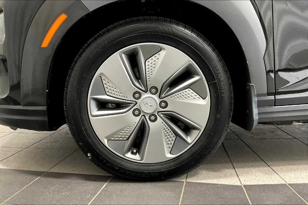 used 2020 Hyundai Kona EV car, priced at $14,500