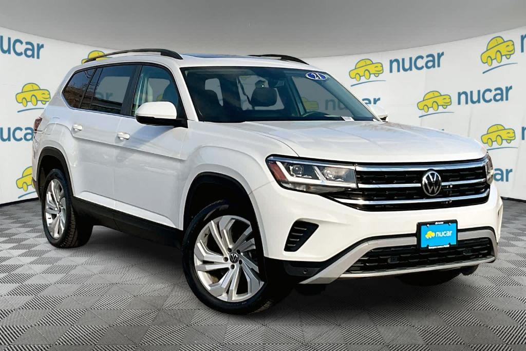 used 2021 Volkswagen Atlas car, priced at $27,900