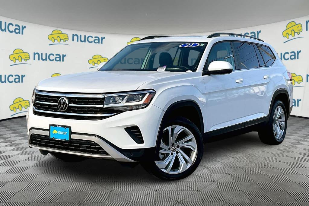 used 2021 Volkswagen Atlas car, priced at $27,900