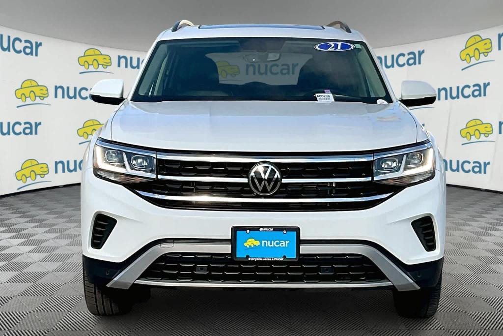 used 2021 Volkswagen Atlas car, priced at $27,900