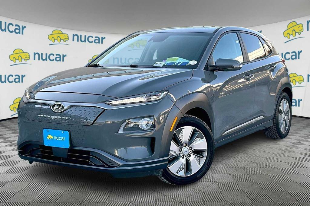 used 2021 Hyundai Kona EV car, priced at $18,900