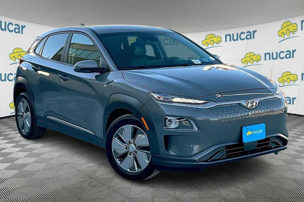 used 2021 Hyundai Kona EV car, priced at $18,900