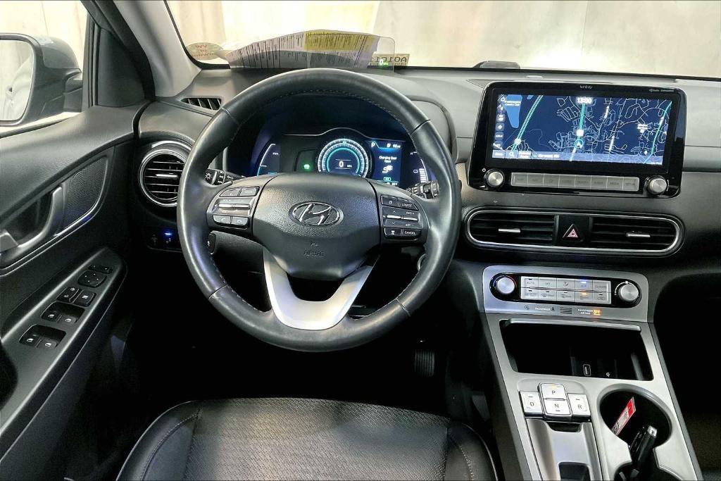 used 2021 Hyundai Kona EV car, priced at $18,900