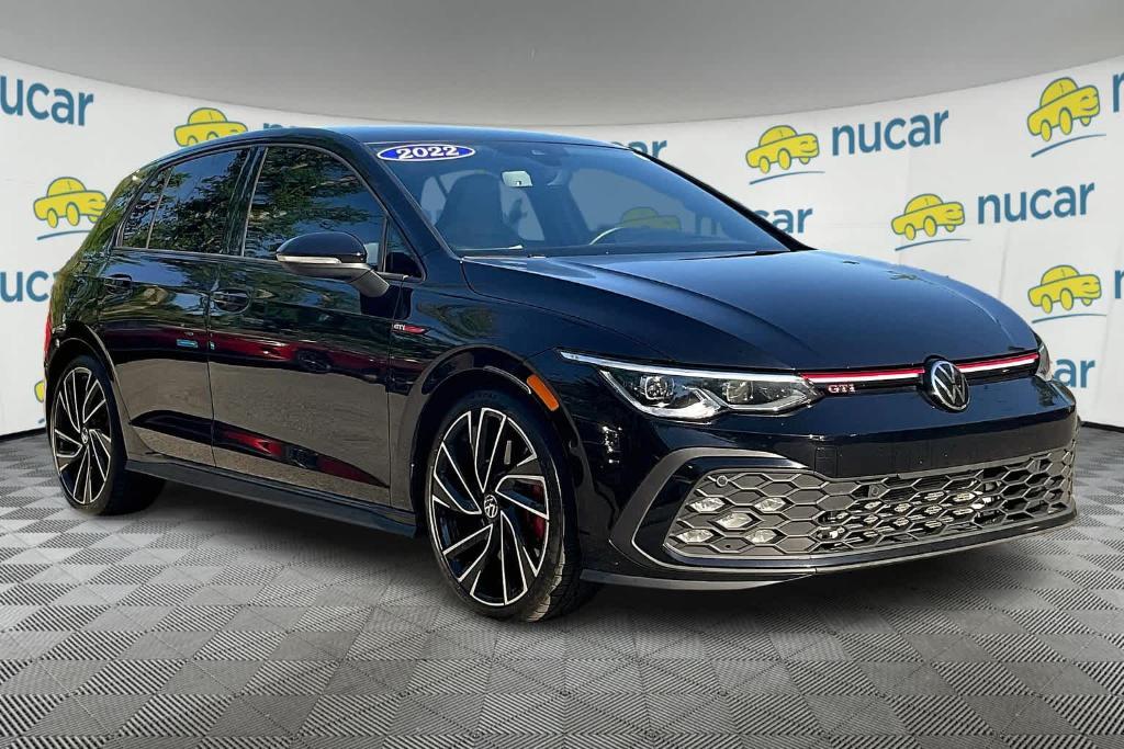 used 2022 Volkswagen Golf GTI car, priced at $32,900