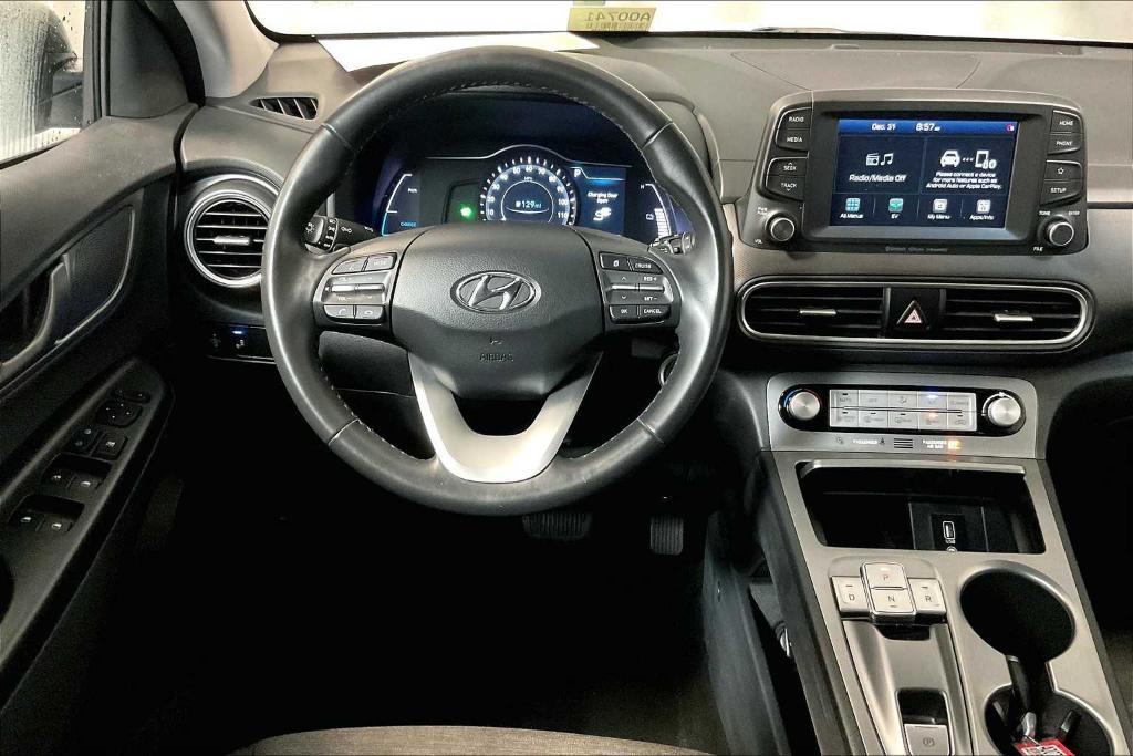 used 2021 Hyundai Kona EV car, priced at $16,400