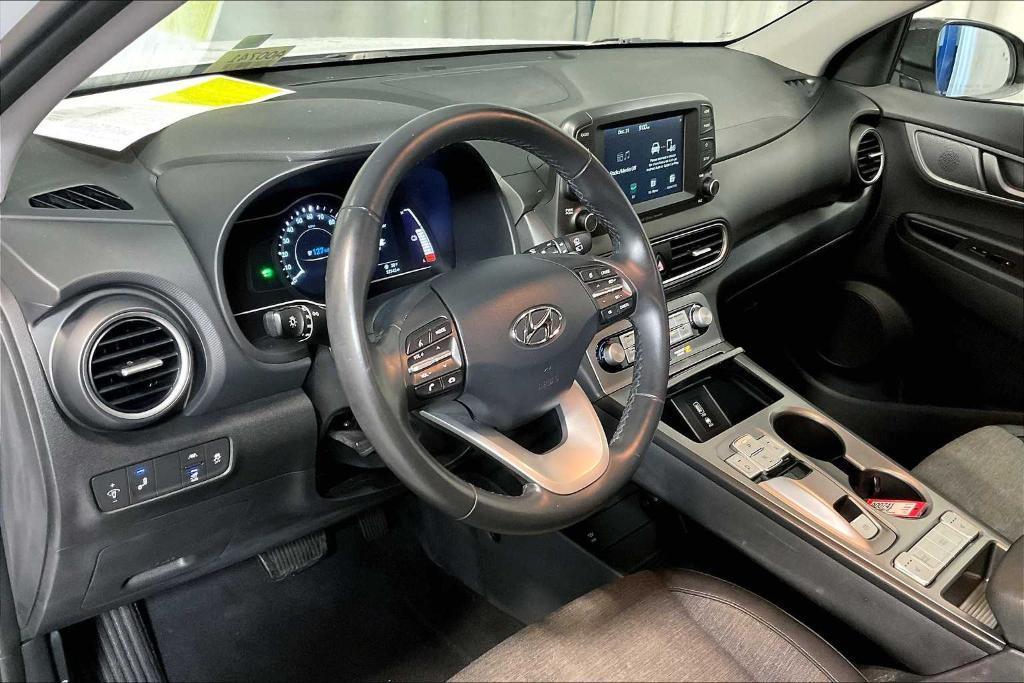 used 2021 Hyundai Kona EV car, priced at $16,400