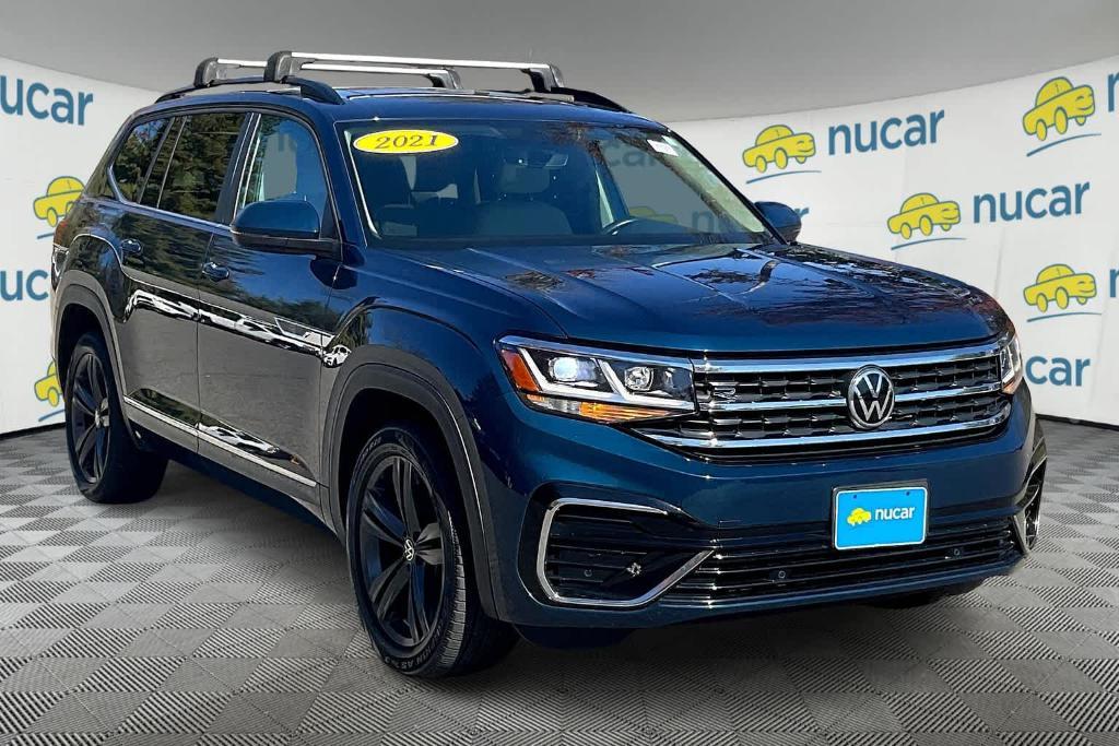 used 2021 Volkswagen Atlas car, priced at $27,800