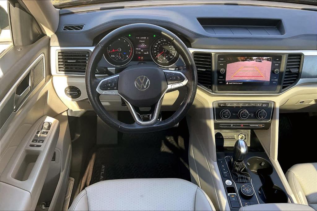 used 2021 Volkswagen Atlas car, priced at $27,800