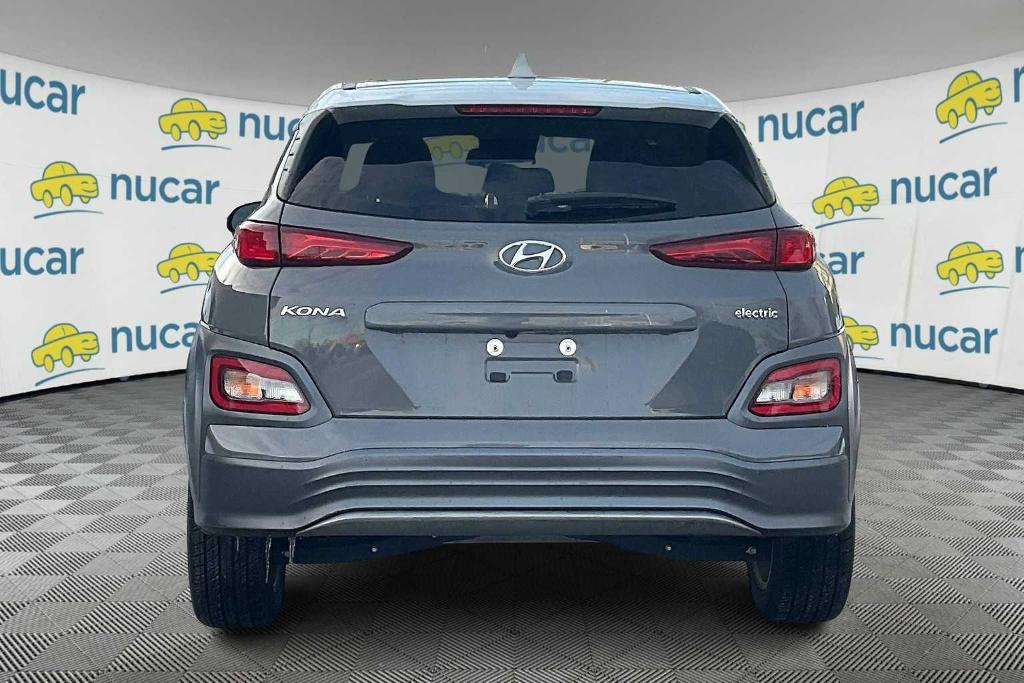 used 2021 Hyundai Kona EV car, priced at $15,900