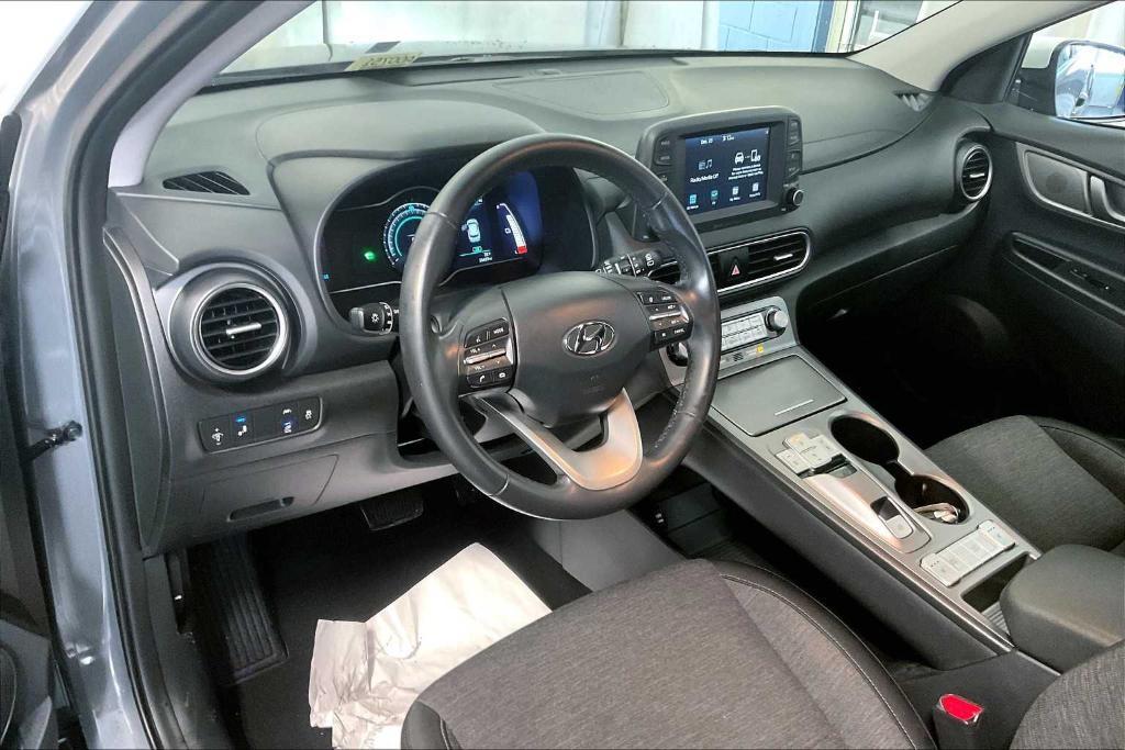 used 2021 Hyundai Kona EV car, priced at $15,900