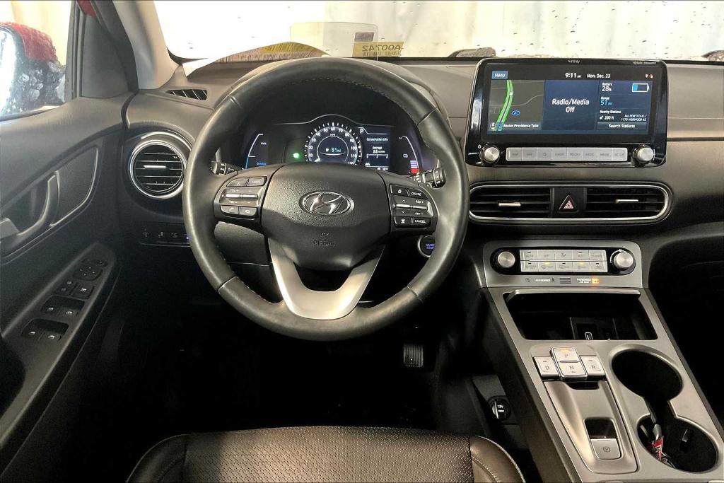 used 2020 Hyundai Kona EV car, priced at $17,900