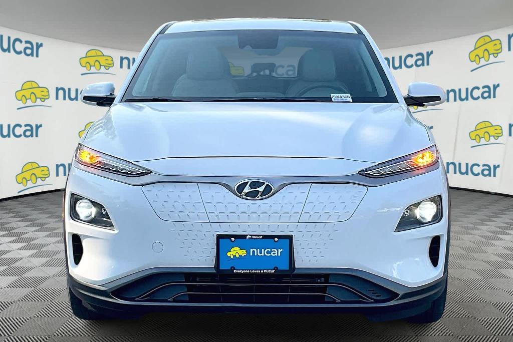 used 2021 Hyundai Kona EV car, priced at $15,500