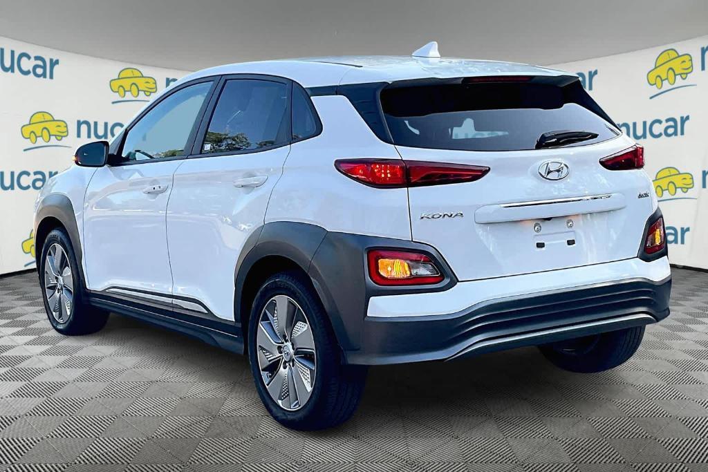 used 2021 Hyundai Kona EV car, priced at $15,500