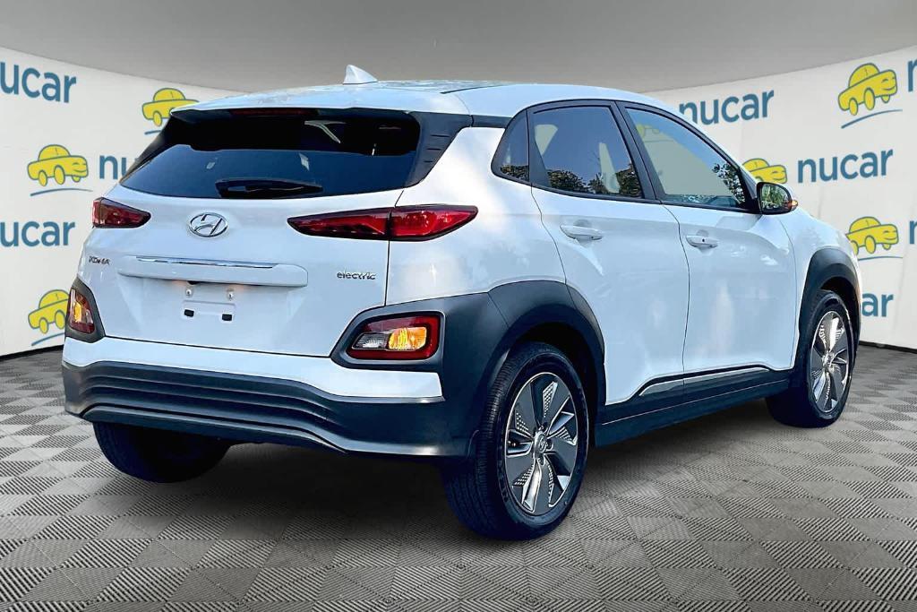 used 2021 Hyundai Kona EV car, priced at $15,500