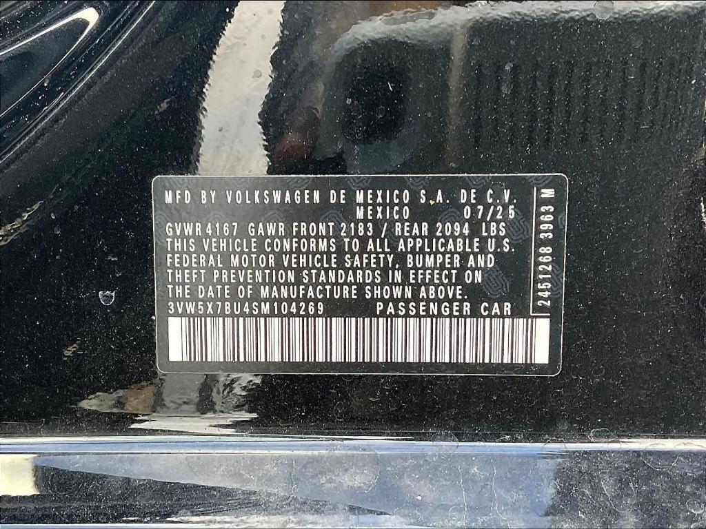 new 2025 Volkswagen Jetta car, priced at $22,896