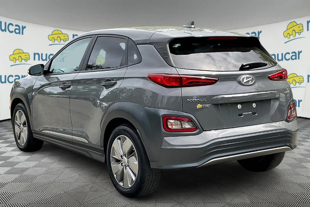 used 2021 Hyundai Kona EV car, priced at $19,900