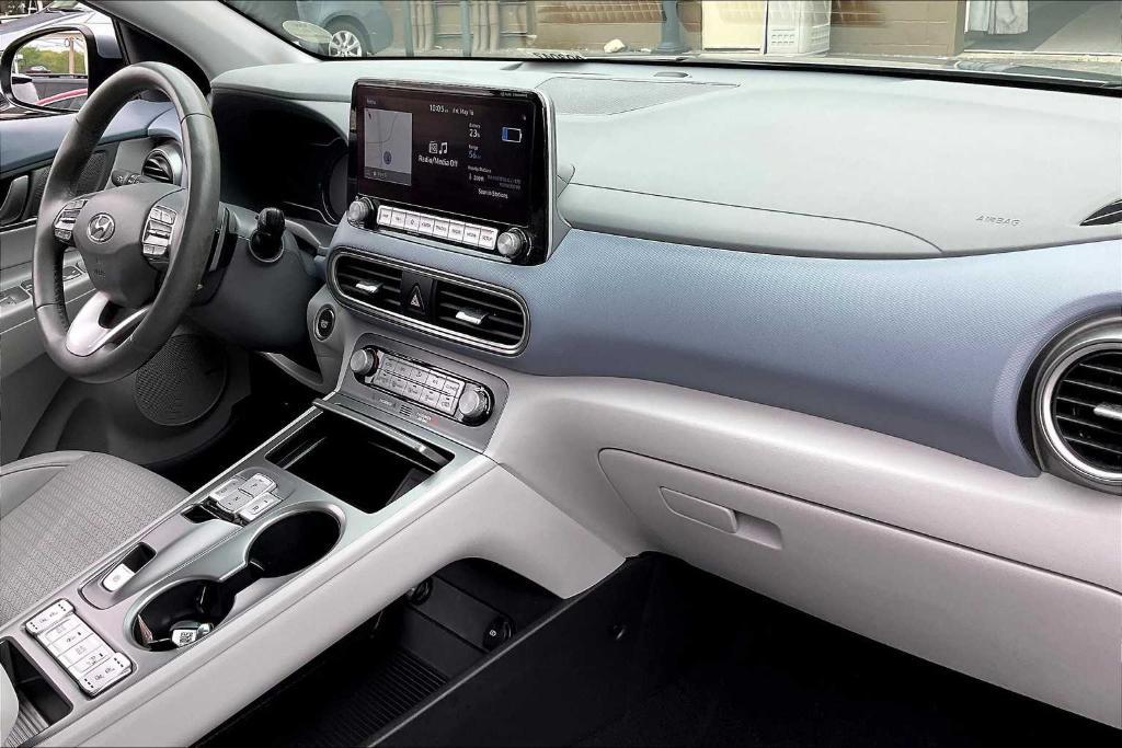 used 2021 Hyundai Kona EV car, priced at $16,900