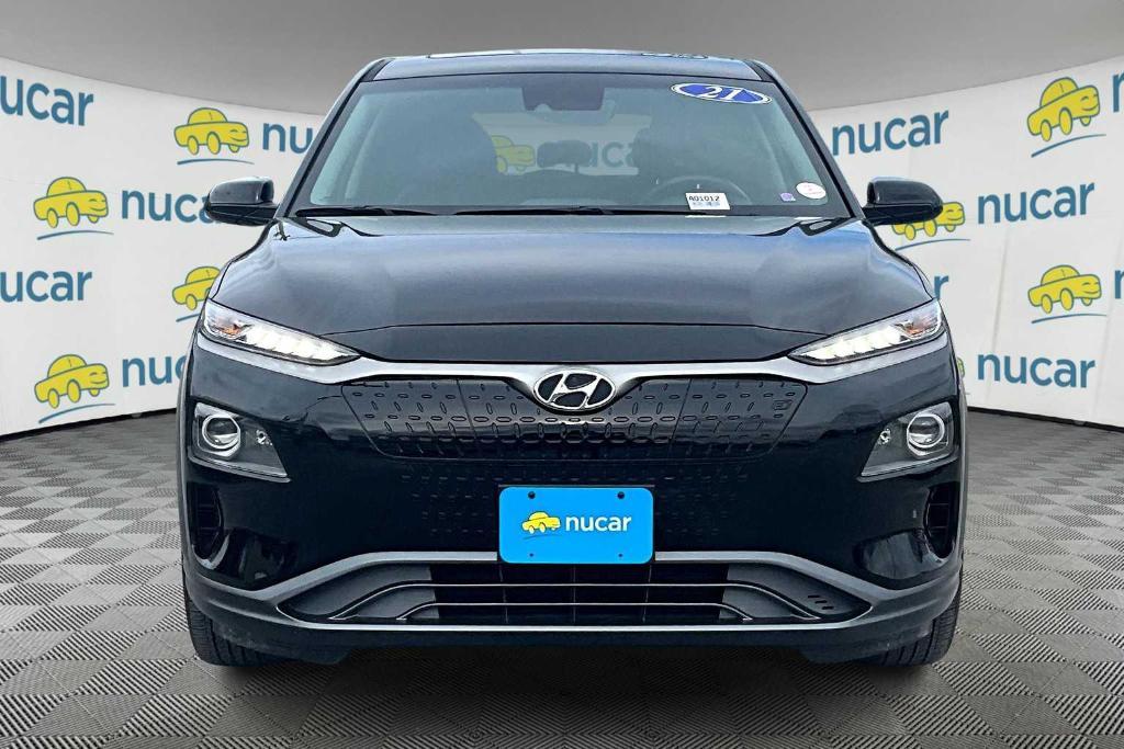 used 2021 Hyundai Kona EV car, priced at $18,500