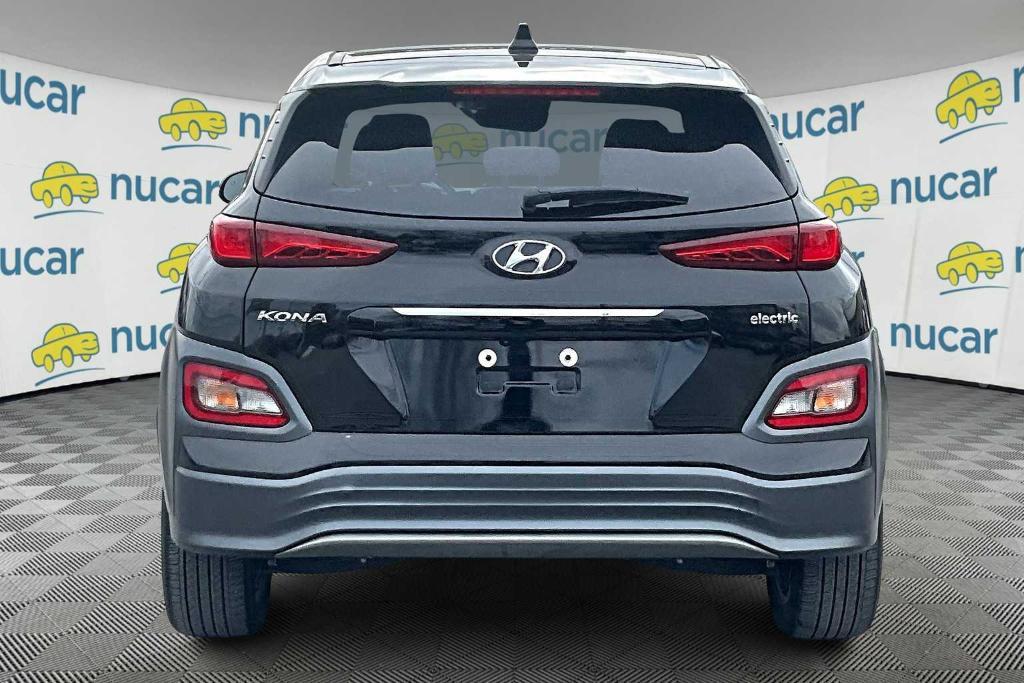 used 2021 Hyundai Kona EV car, priced at $18,500