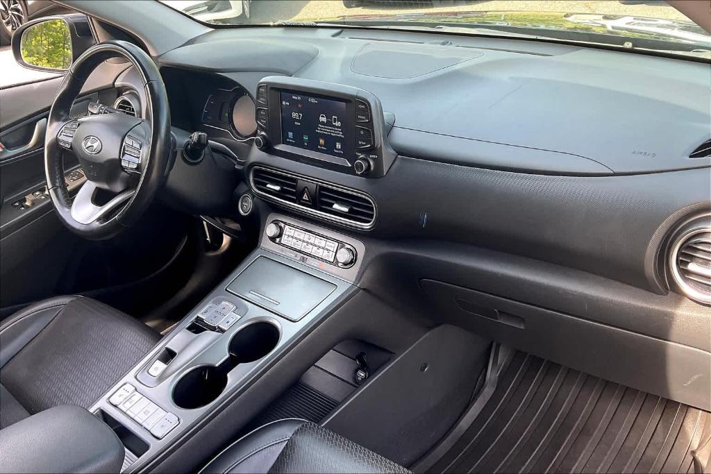 used 2019 Hyundai Kona EV car, priced at $15,300