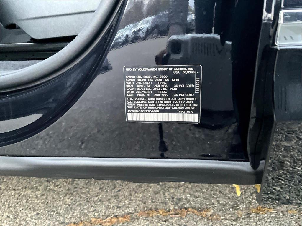 new 2026 Volkswagen Atlas car, priced at $54,550