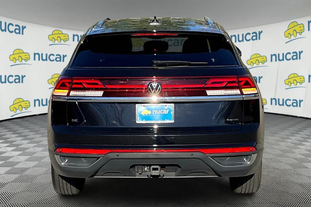 used 2024 Volkswagen Atlas Cross Sport car, priced at $33,800