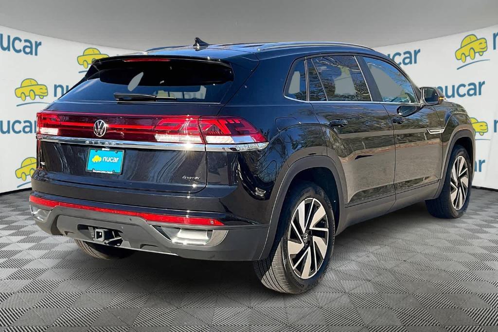 used 2024 Volkswagen Atlas Cross Sport car, priced at $33,800