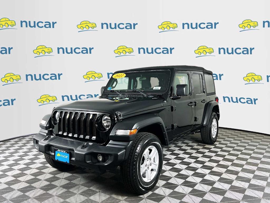used 2022 Jeep Wrangler Unlimited car, priced at $30,200
