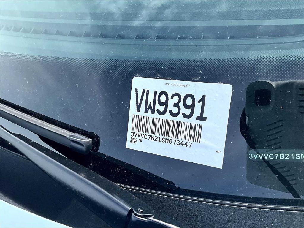 new 2025 Volkswagen Taos car, priced at $32,476