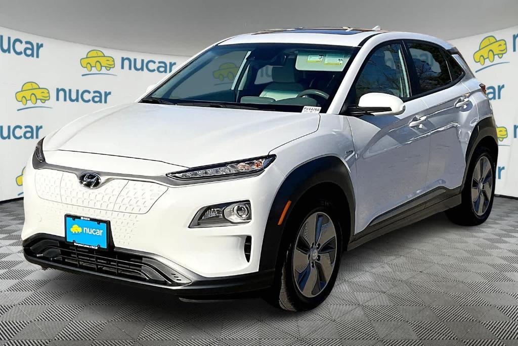 used 2020 Hyundai Kona EV car, priced at $17,300