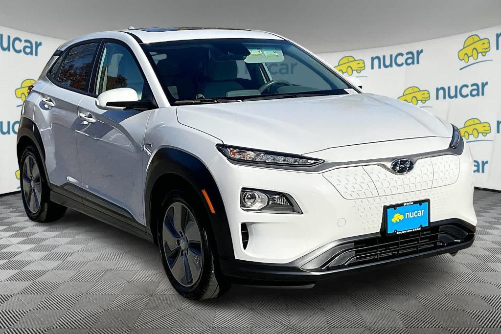 used 2020 Hyundai Kona EV car, priced at $17,300