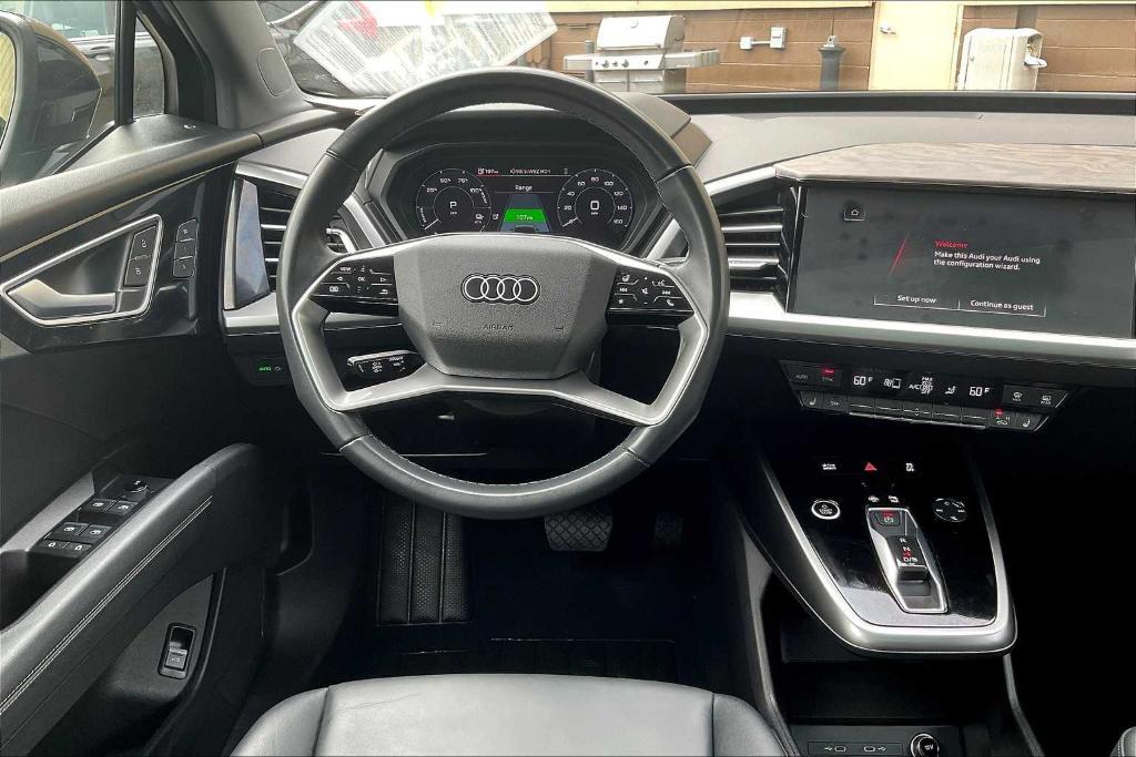 used 2022 Audi Q4 e-tron car, priced at $28,200