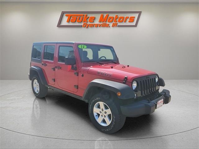 used 2014 Jeep Wrangler Unlimited car, priced at $15,000