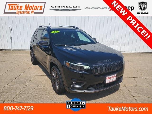 used 2021 Jeep Cherokee car, priced at $23,000