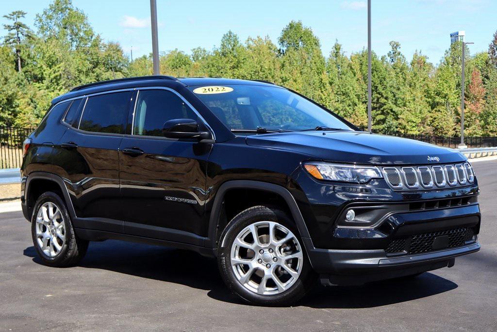 used 2022 Jeep Compass car, priced at $22,000