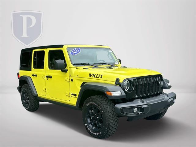 used 2023 Jeep Wrangler car, priced at $35,300