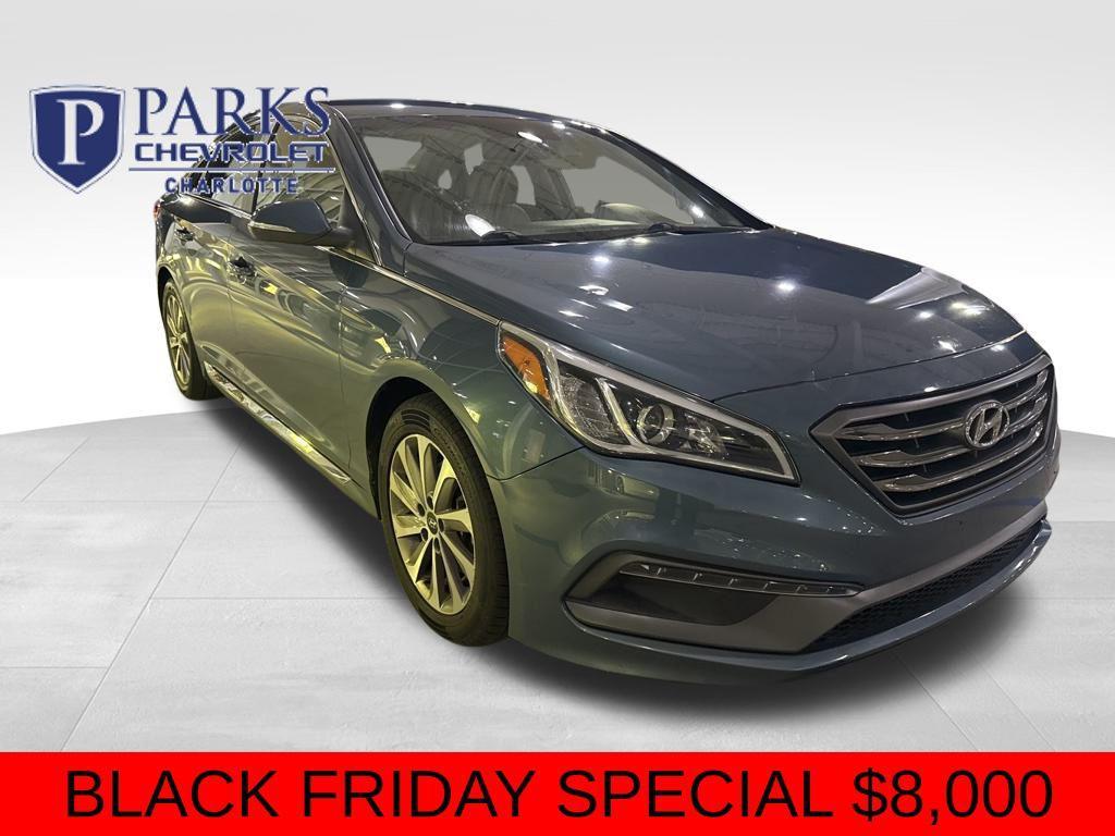 used 2015 Hyundai Sonata car, priced at $8,000