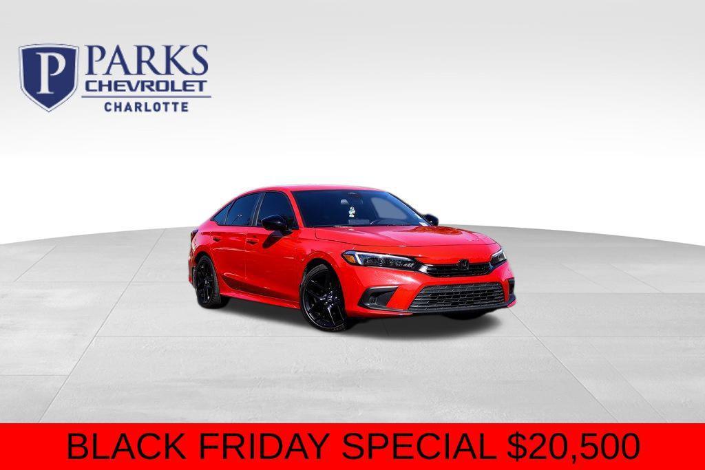 used 2022 Honda Civic car, priced at $20,500